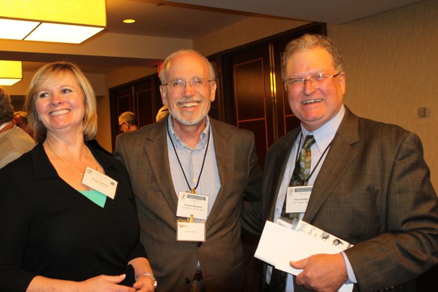 Susan Gibson, Department of Defense (L), Bob Bendick, The Nature Conservancy and Tom Darden (R) (Photo by Lark Hayes)